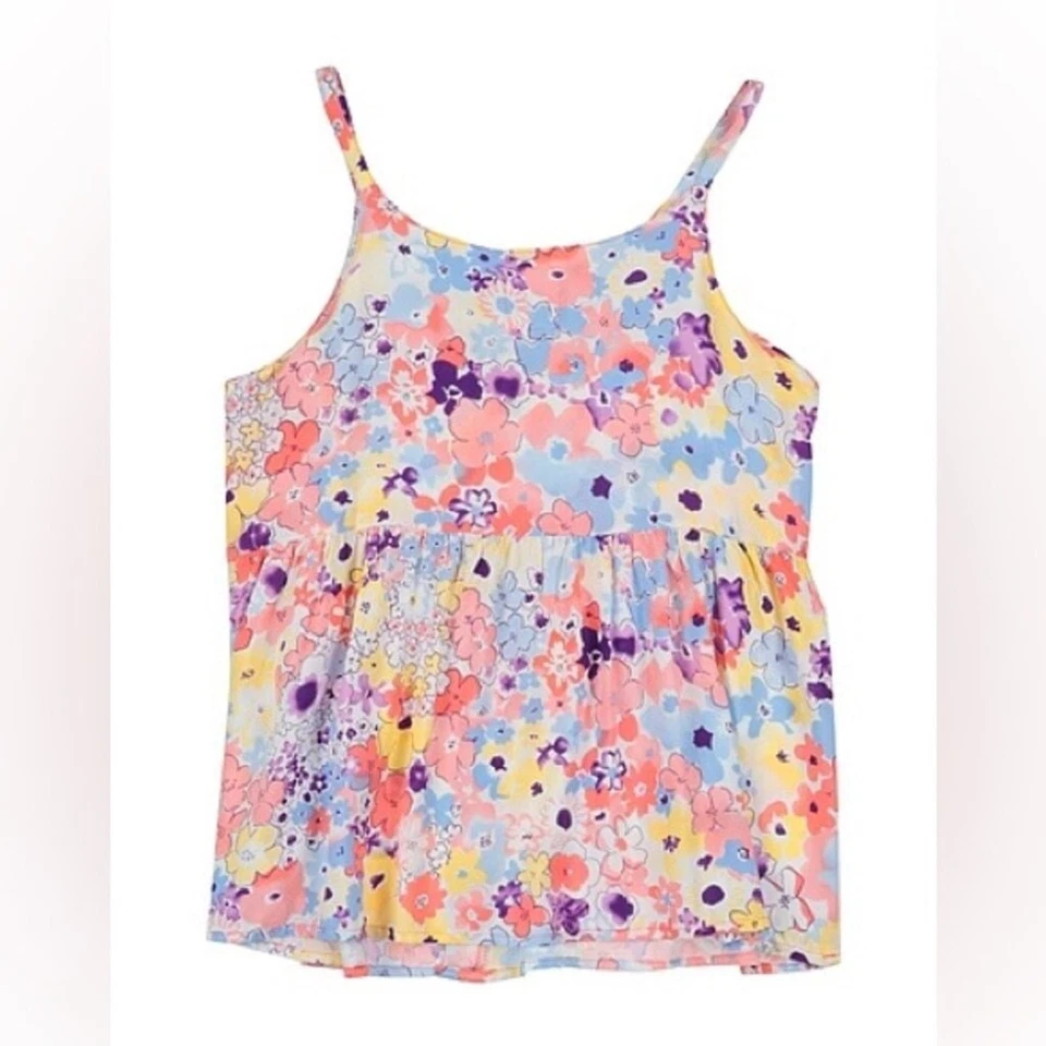 Camiseta sin mangas Levi's niños niñas floral multicolor Foto 3 de 4