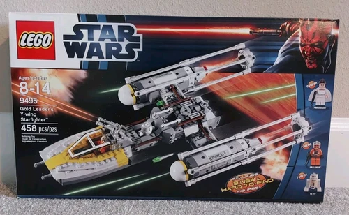 New! Lego Star Wars Gold Leader's Y-wing Starfighter #9495