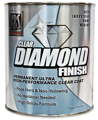 DiamondFinish Clear Quart - Clear Coat - Direct To Metal or Other Coatings