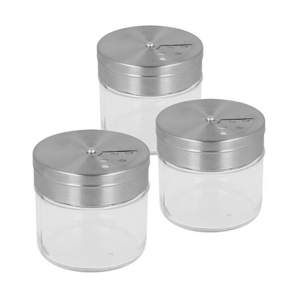 Metaltex 259850000 3Er Set GewüRzstreuer Glas/Inox 100 Ml-image