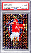 2021 SELECT 25-MAN BLACK FINITE MIKE TROUT 1/1 #7 PSA 10 GEM MINT
