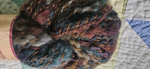 Scheepjeswol Flamme Colori 100% wool Super Bulky Thick and Thin Multi color Hank - Picture 7 of 9