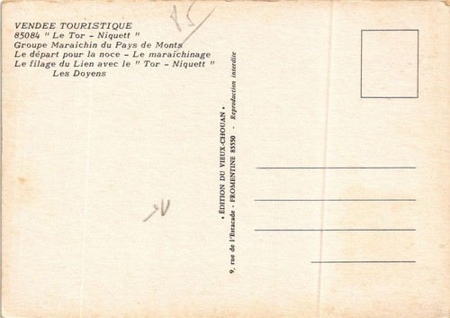 Tour CPM Vendée. Le Tor-Niquett FOLKLORE (753951) - Imagen 2 de 2
