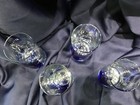 6 BLUE RIBBON IMPRESSIONS BEVERAGE GLASSES by LIBBEY GLASS never used excellent! — photo 3
