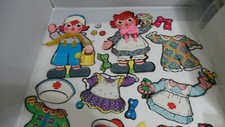RAGGEDY ANN  RAGGEDY ANDY'S SEW ON'S BAG  1A USED NO BOX