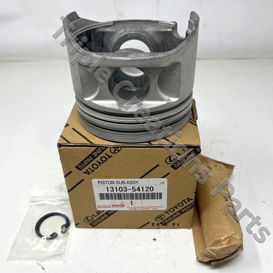 Genuine Toyota 13103-54120 Piston Sub-Assy W/Pin 1310354120 OEM | eBay