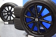 20 Bentley Continental Gt Gtc Flying Spur Factory Oem Wheels Rims Black 20 Inch