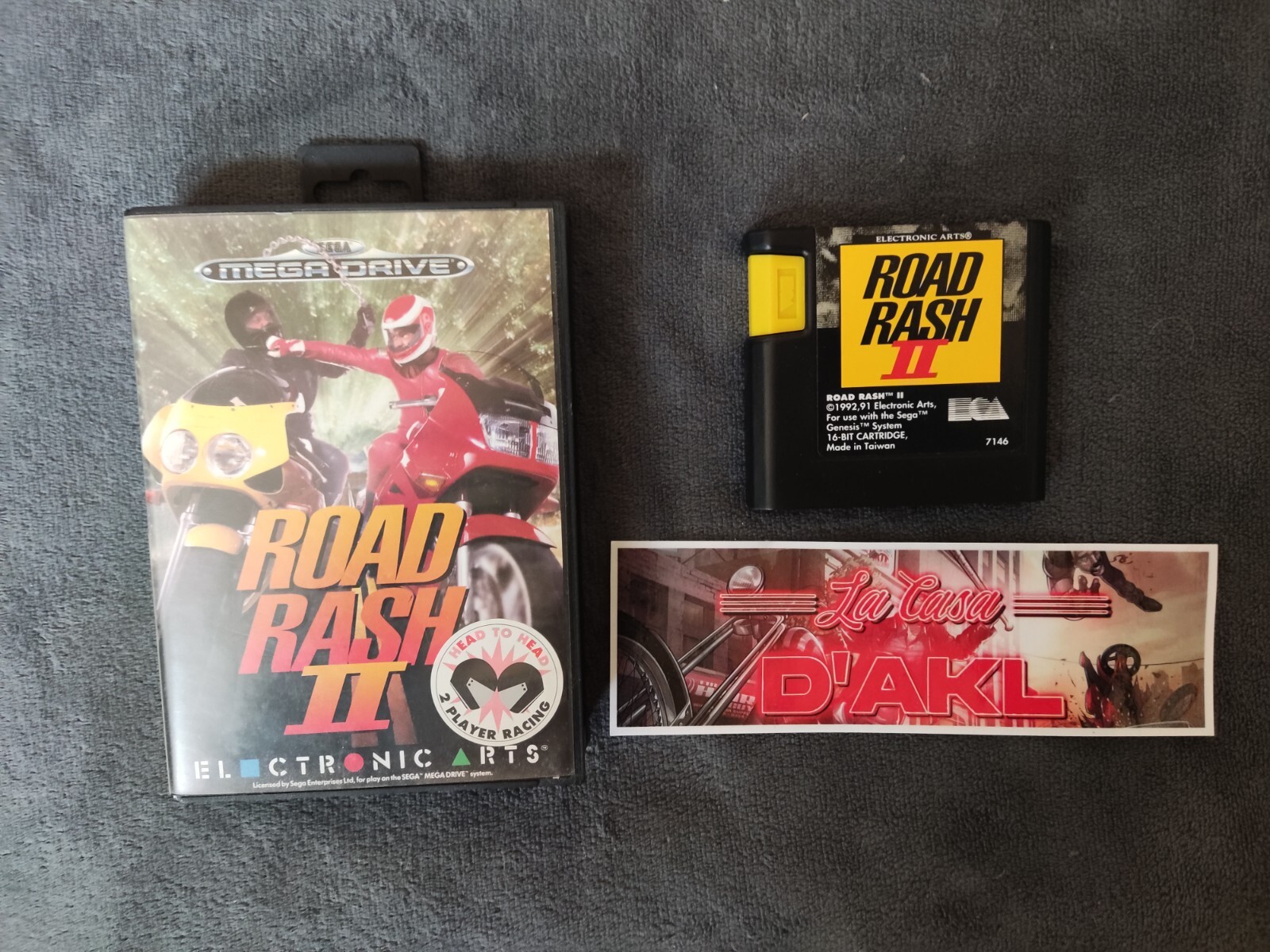 Road Rash II sans notice sur Sega Megadrive - PAL FR