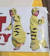 XX 1 Qt Comfy Tiger One Piece Costume 2t - 6 By Costume Evolution