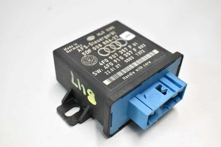 Audi A6 2005 2006 faros faros luz nivelación control ordenador 4f0907357f Foto 3 de 4