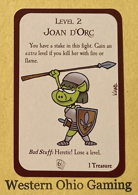 Munchkin Level 2 Joan D'Orc Card USED Steve Jackson Games | eBay