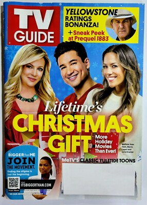 TV Guide December 6 -19 2021 Double Issue 1883 Yellowstone 1883 Holiday