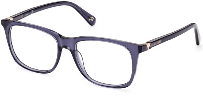 GUESS GU5223 090 Shiny Blue Plastic Optical Eyeglasses Frame 54-16-145 5223 GU