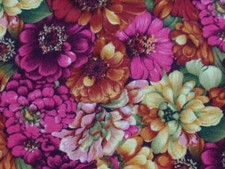 Fabric Bright Flowers and Flowers Fabric 44" x 36"BTY Spring Industries no:277
