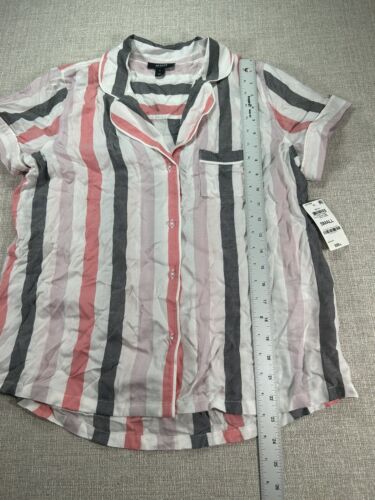 Ropa de dormir Alfa i Intimates para adultos pequeña blanca manga corta cómoda clásica mujer - Imagen 7 de 8