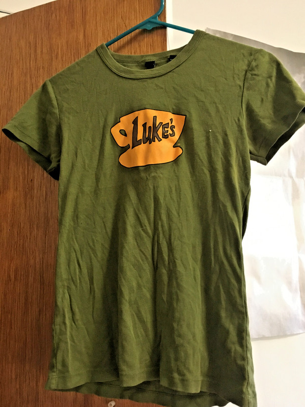 Gilmore Girls - Luke's Diner tshirt - green - size medium - official vintage