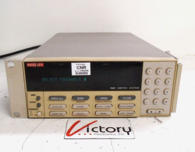 Used Keithley 7001 Switch System Mainframe | Up To 80 Channel Relay (NO Cards)
