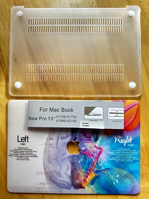 Left Right Brain Hardcase Hülle Apple Mac Book Pro 13'' A1706 A1708 A1989 A2159