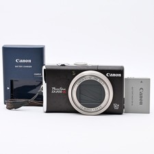 Canon PowerShot SX200 IS Black 12MP 12x Optical Zoom Compact Digital Camera