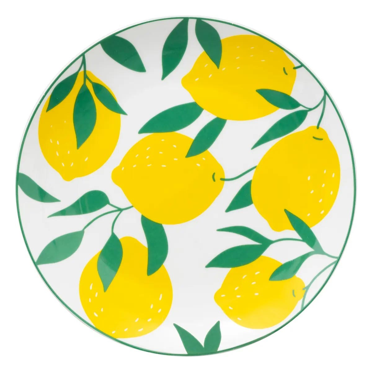 Assiettes à dessert 19cm Citrons : l'idée cadeau idéale pour une crémaillère