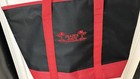 NWOT TRADER JOES BLACK AND RED INSULATED TOTE SHOPPING BAG WITH  ZIPPER — photo 4