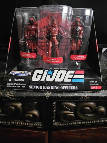 Gi Joe 25th Anniversary Cobra Senior Ranking Officers  3 Pack TRU Exclusive!
