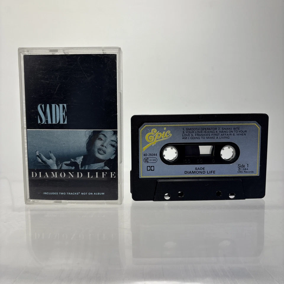 Sade Diamond Life Cassette Tape Album Epic Records 1984 EPC 40-26044 Playtested - Image 2 of 4