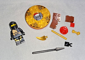 LEGO Ninjago Set 9572 NRG Cole in Great Condition - no cards