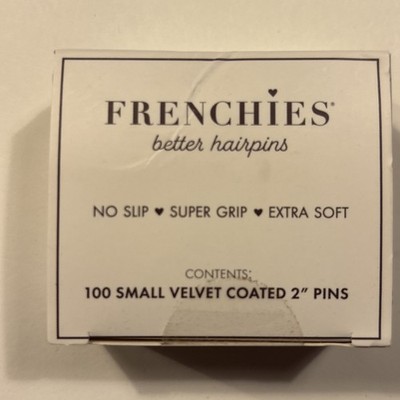 Frenchies  Velvet Coated French Hairpins Brown 1 Box Of 100 Small 2 