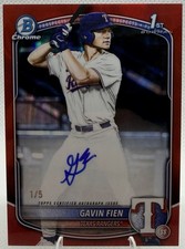 2025 Topps Bowman Chrome Prospect Auto Gavin ...