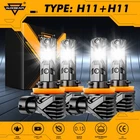 For Chevrolet Silverado 1500 2022-2026 AUXBEAM H11 H9 LED Headlight High Low Q15