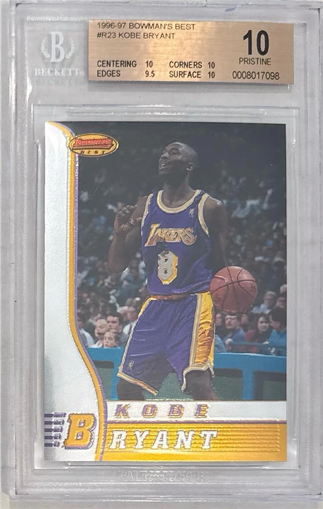 Bowman Kobe Bryant Grade 9.5 Basketball Rookie Sports Trading