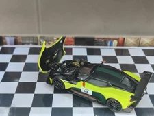 1/64 FW Fine Works Aston Martin Vulcan Open Hood Diecast Toy Car Model PeakSpeed