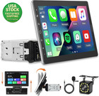 10.1 Inch Single Din Car Stereo Carplay Android Auto Touch Screen Radio Backup