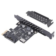 PCI-E 1X To USB 3.2 GEN1 5Gbps 20Pin Front Panel Header To Type-C Front9115