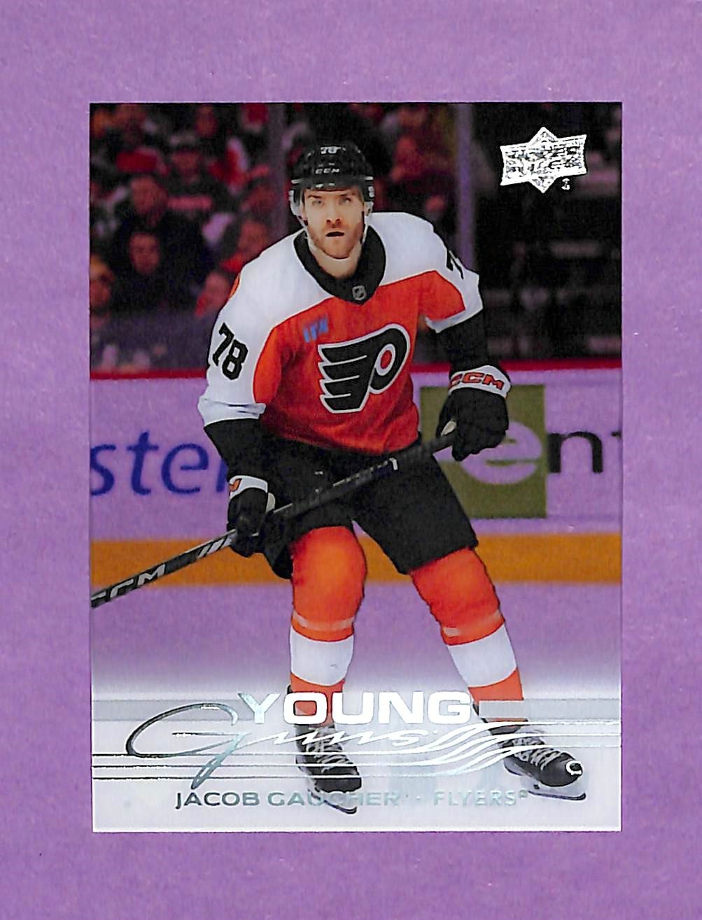 2025/26 Upper Deck JACOB GAUCHER Young Guns Clear Cut rookie RC #225 - Flyers
