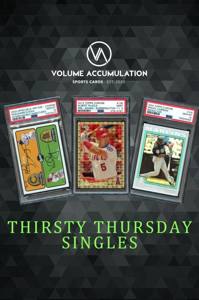 THIRSTY THURSDAYS! Multi Sport Jerseys Autos Rookies Refractors!