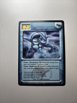 Magi Nation Duel - THUNDER HYREN - Arderial Creature - ii Demo Deck Card