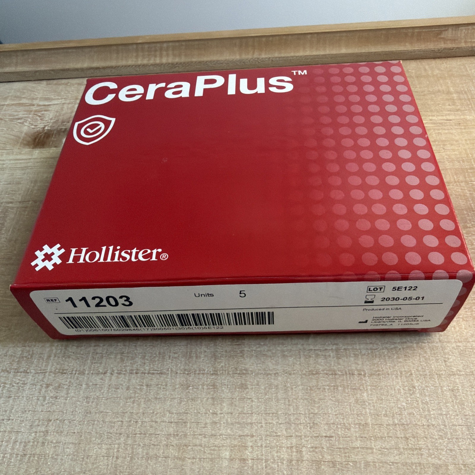 1 BOX Hollister 11203 New Image CERAPLUS Skin Barriers 2-1/4
