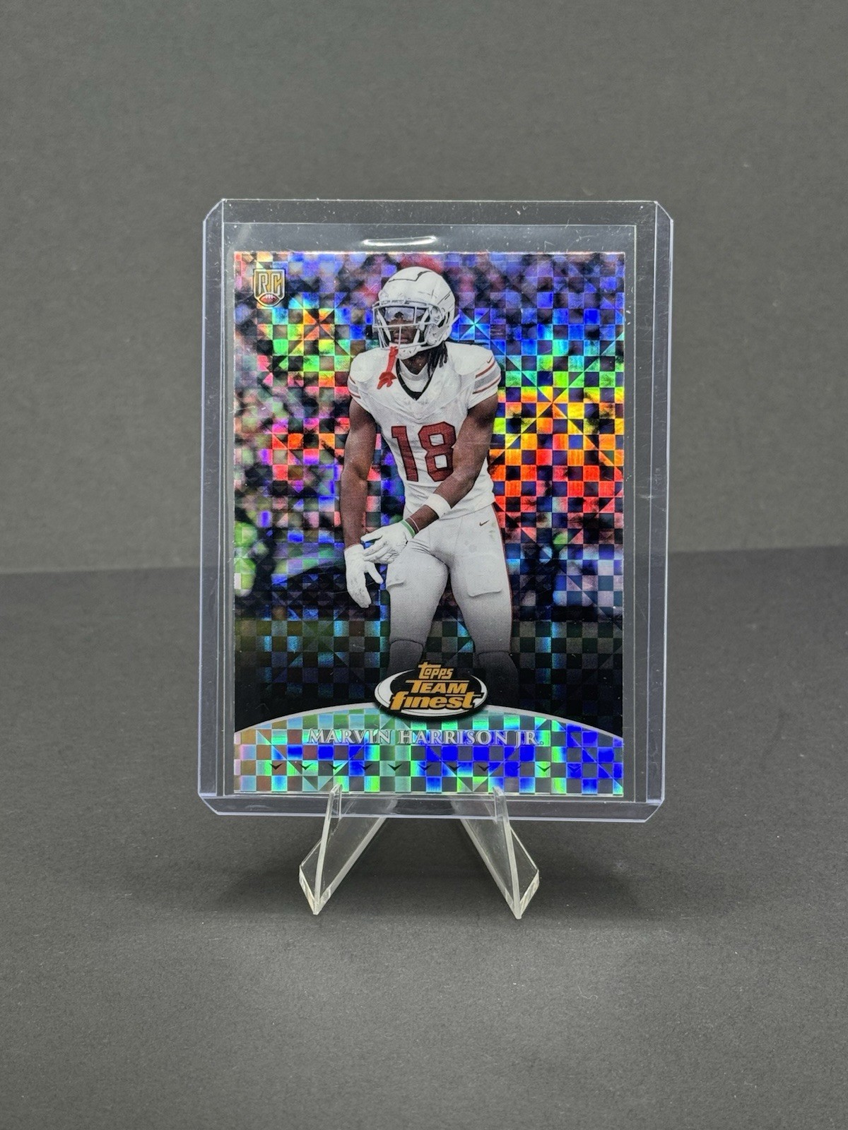Marvin Harrison Jr. Topps Finest Team Finest #TF6 Refractor
