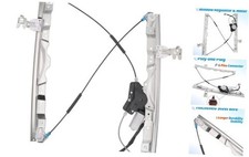 Front Right Passenger Side Power Window Regulator with Motor 6 Pins Compatible