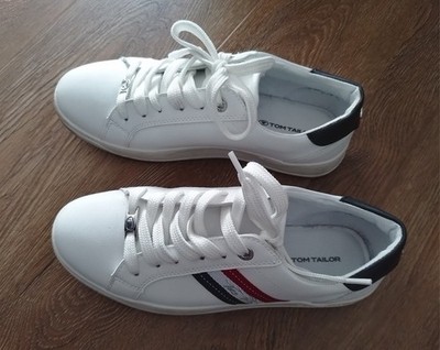 Tom Tailor Sneaker Turnschuhe Damen Gr.37 Weiß Guter Zustand Top Zustand