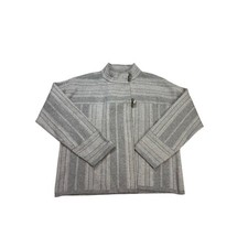 Jones New York Signature Gray Textured Full-Zip Jacket NWT