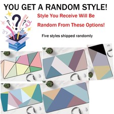 Large geometric color block mouse pad, anti slip keyboard pad for office use,etc
