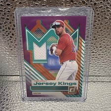 2025 Panini Donruss - Jersey Kings Prospect Marcelo Mayer Purple /49