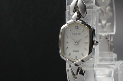 Vintage 1993 N NEUWERTIG Citizen Exceed 5420-H17141 Quarz Diamant Damenuhr JAPAN