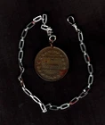1861-65 CIVIL WAR Military Medal STATE OF OHIO w Chain 15th Battalion Ohio Volun