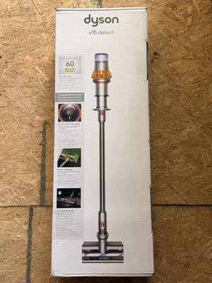 Dyson V15 Detect Cordless Vacuum Yellow Nickel 447261-01 New Free Fast Ship