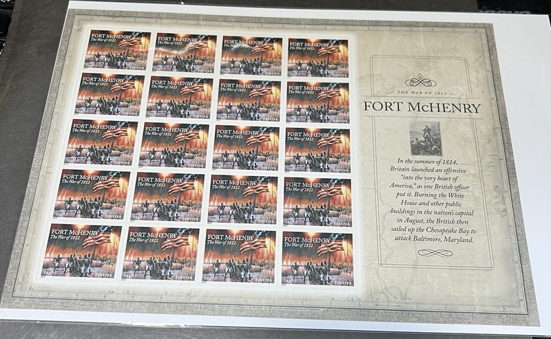 US Scott #4921 2014 Fort McHenry Forever Sheet of 20 Stamps at Face!!