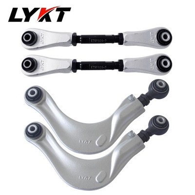 LYKT 4pcs Rear Adjustable Camber&Toe arm Kit for Honda Civic/Accord/CR-V/Insight